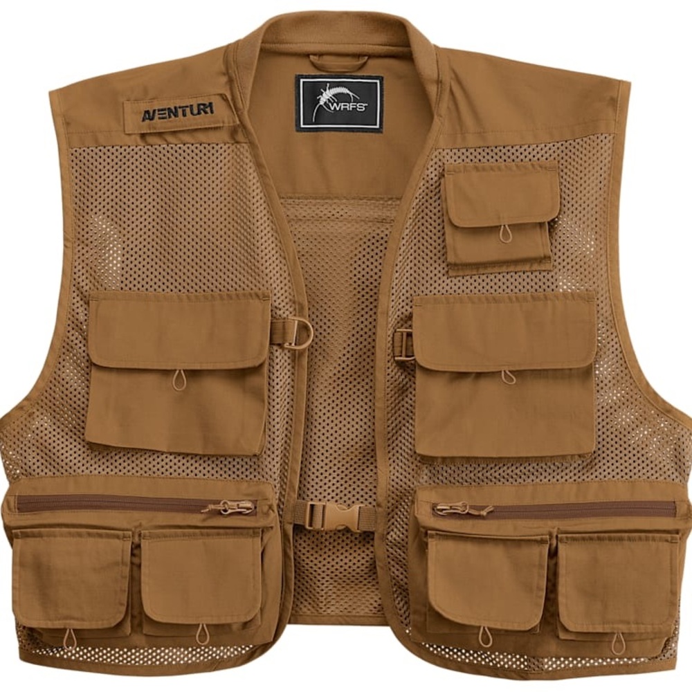 White River Fly Shop Aventur1 Mesh Fly Fishing Vest Medium Utility vest
